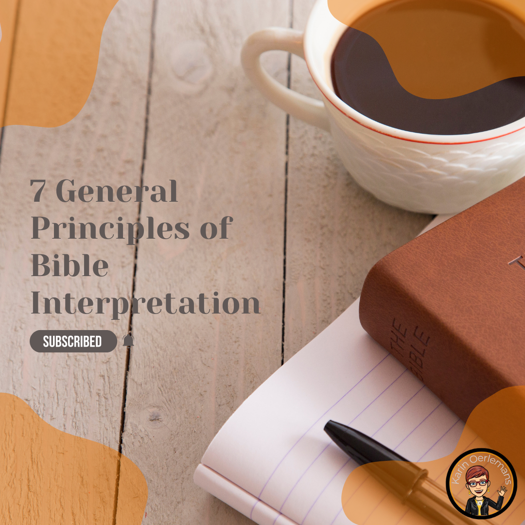 7 principles of bible interpretation